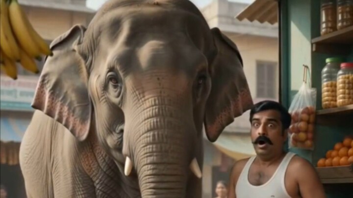 Ai elephant funny video 🤣