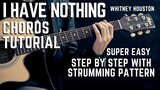 Whitney Houston - I Have Nothing  Complete Guitar Chords Tutorial + Lesson