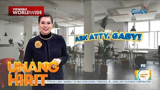 #AskAttyGaby - Usapang Birth Certificate | Unang Hirit