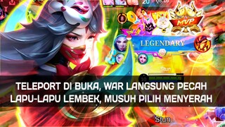 LUO-YI MULAI TELEPORT TAKTIKLAPU-LAPU LEMBEK, WAR BERAKHIR TRAGIK