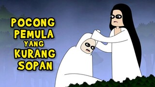 Kartun Hantu Lucu | Pocong Pemula Yang Kurang Sopan