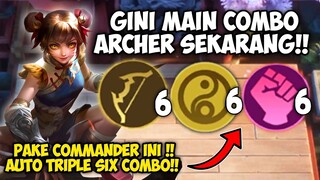 TERNYATA GINI MAIN COMBO ARCHER SEKARANG!! JADI TRIPLE SIX COMBO MAGIC CHESS UPDATE TERBARU 2022