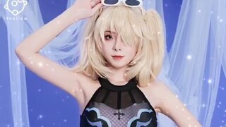 #Ideal Genshin Impact cos suit Princess Fischer #cosplay women's swimsuit anime