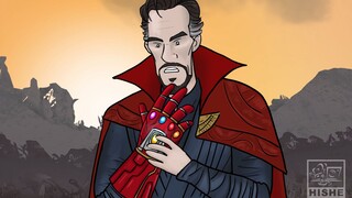 《HISHE电影结局恶搞系列》复仇者联盟4：终局之战应该这样结束——时间旅行的妙用！