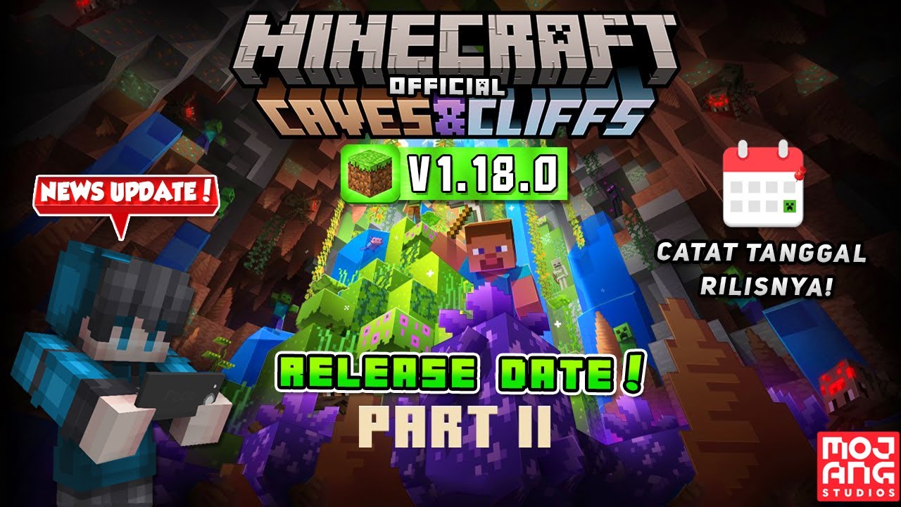 ⛏️ Minecraft 1.18 Atualização - Caves and Cliffs Parte 2 Características