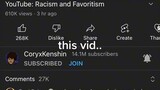 Is Youtube racist or playing favoritism?