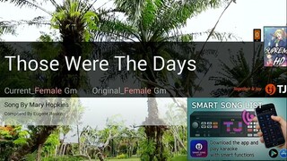 Those Where The Days | Mary Hopkin | Karaoke |HD