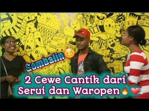 GOMBAL 2 CEWE CANTIK DARI SERUI & WAROPEN _HITAM MANIS