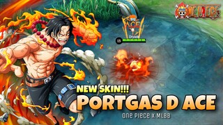 Skin Terbaru!!Ace, Efeknya Keren Abis 🤯🔥‼️[ONE PIECE X MLBB]