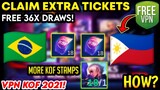 VPN TRICK FOR KOF EVENT 2021 IS HERE! CLAIM 36X EXTRA KOF TICKET/STAMP 2.0 IN MLBB
