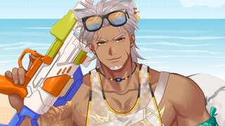 [No Heartbeat Challenge] Probably the most handsome swimsuit tiger on B station