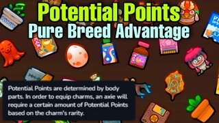 Axie Infinity Origin Pure Breed Advantage | More Potential Points | Runes and Charms (Tagalog)