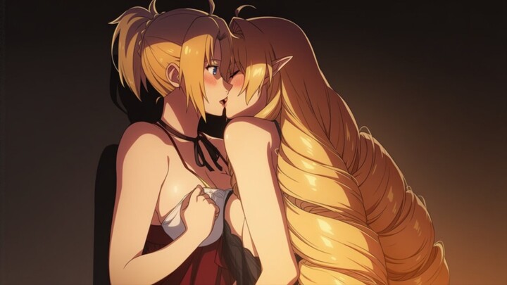 Yuri blonde kissing brutal🤤