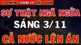 Tin Khẩn Covid-19 Sáng Ngày 3/11 | Diễn Biến Virus Corona ở Việt Nam Mới Nhất Hôm Nay