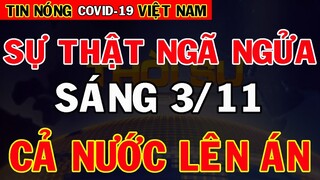 Tin Khẩn Covid-19 Sáng Ngày 3/11 | Diễn Biến Virus Corona ở Việt Nam Mới Nhất Hôm Nay