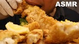 ASMR EATING FISH AND CHIPS | NO TALKING | CRUNCHY EATING SOUNDS