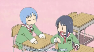 Yumi likes Takashi Nichijou Moment