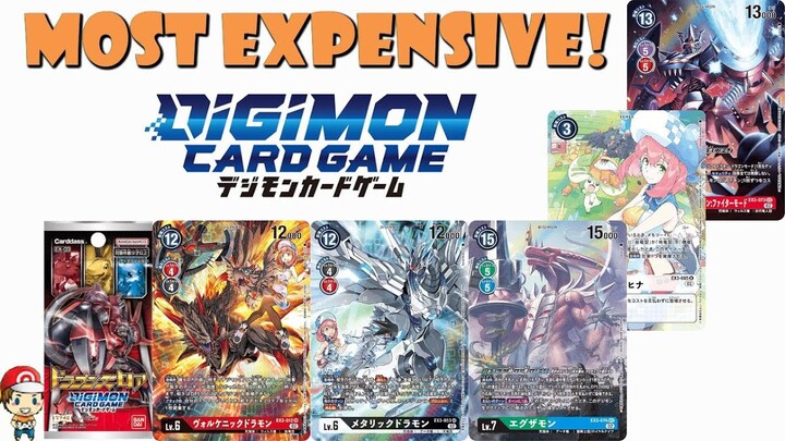 The Top 10 Most Expensive New Digimon TCG Cards from Dragon's Roar (EX-03)! (Price Guide)!