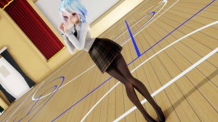 【MMD】Stoking hitam cerah dan lucu JK cocok untuk MIKU