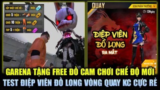 Free Fire | Cách Nhận FREE Bộ Đồ Cam Chơi Chế Độ Mới - Test Đồ Điệp Viên Đồ Long Vòng Quay KC Cực Rẻ