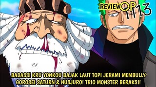 FULL OP 1113 - GILA! SATURN & NUSJURO DIHANCURKAN OLEH KRU YONKOU! TRIO MONSTER AKHIRNYA SERIUS!