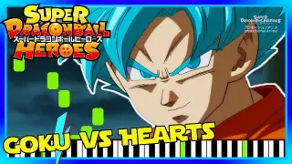 Goku Vs Hearts Theme Cover [Piano] Super Dragon Ball Heroes OST Naotoshi Shida Scene