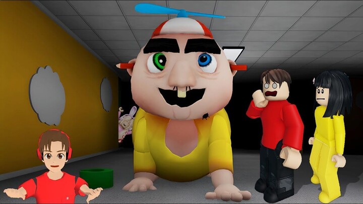 Yuta Dan Mio Kabur Dari Kejaran Bayi Roby Raksasa  ROBLOX