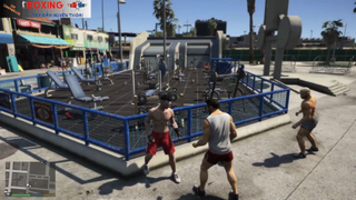 GTA 5 Đi Đánh Quyền Anh Đường Phố ( Boxing ) Gặp Được Mike Tyson Thanh Niên Bị P1