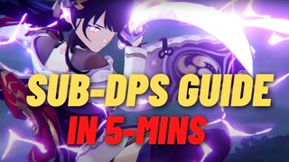 ~ The Raiden Shogun (Baal) - Electro SUB-DPS Build/Guide in 5 Minutes ~ Genshin Impact