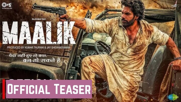 Maalik (2025) | Official Teaser 1080p Hindi | Rajkummar Rao, Pulkit, Taurani, Jay | Entertainment 3D