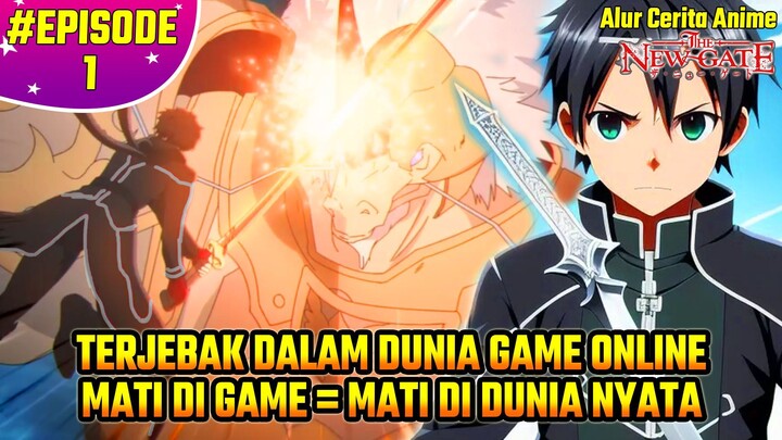 MALAH MASUK ISEKAI STELAH BERHASIL TAMATKAN GAME KEMATIAN ! Alur Cerita Anime The New Gate EPISODE 1