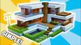 Cara Membuat Rumah Modern Unik, Simple & Minimalis ! || Minecraft Modern Pt.12