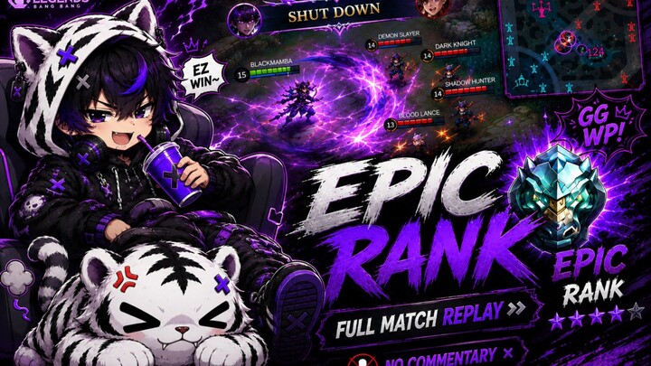 🎮 Epic Ranked Replay 4 | Full Match | No Commentary