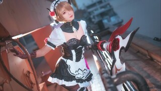 [cos collection] Miss sister cosplay Honkai Impact Gakuen 3 Dark Rose, Miss sister's figure is too g