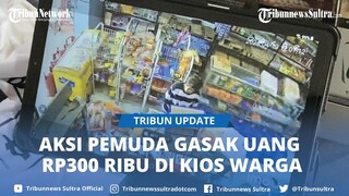 Viral Aksi Pencurian di Kios Kendari Terekam CCTV, Gasak Uang Rp300 Ribu saat Pemilik Salat Jumat