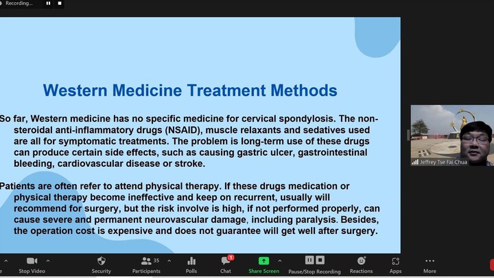 Understanding Cervical Spondylosis According to Chinese Medicine Sciences Perspective 從中醫科學角度認識頸椎病