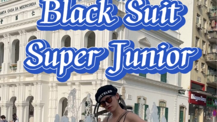 【Tarian sampul Cai Cai】Tidak ada yang aneh dari Yao Jie｜Tarian sampul Super Junior - Black Suit di p