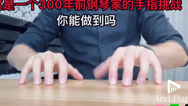This is a 300 year old pianist finger challenge can you do it piano practice #piano