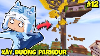 SINH TỒN THẾ GIỚI KHÔNG MỚI TẬP 12: MEOWPEO LÀM ĐƯỜNG PARKOUR LÊN NHÀ TRÊN CÂY TRONG MINI WORLD