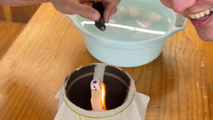 Hurry up and call your friends to watch the dice-burning challenge!