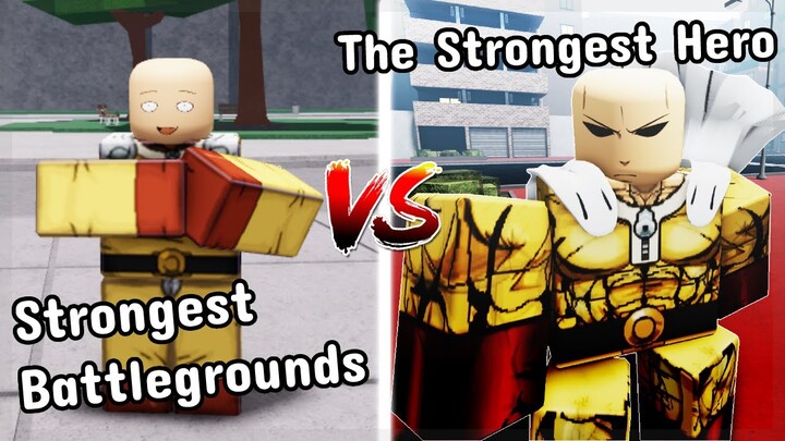 Saitama In The Strongest Battlegrounds Vs The Strongest Hero