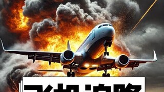 How to make an emergency landing if the aircraft tire fails?