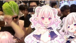 Japanese Loli's tablet was beaten by fans and she screamed