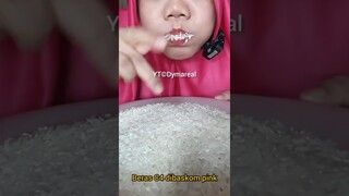 DYMA |ASMR RAW RICE EATING |Makan Beras | asmrrawriceeating| #asmrsounds  #asmr #shorts #mukbang(1)