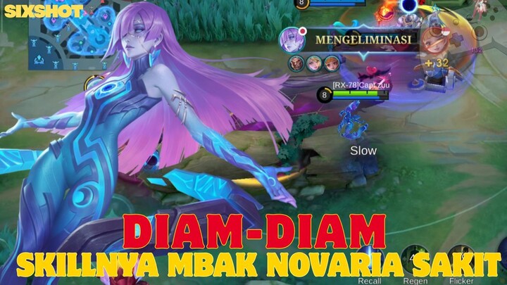 Skillnya mbak Novaria diam-diam bikin lawan modar - MLBB