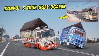 KONVOI 5 TRUK, UGAL UGALAN PAKE TRUK ABANG GW