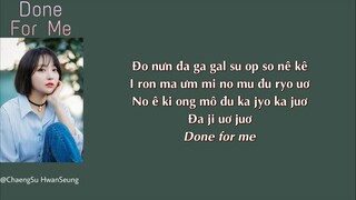 [Phiên âm tiếng Việt] Done For Me - Punch (Hotel Del Luna OST Part.12)