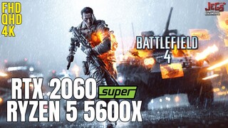 Battlefield 4 on Ryzen 5 5600x + RTX 2060 Super 1080p, 1440p, 2160p benchmarks!