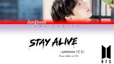 BTS Jungkook 'Stay Alive' Lyrics (Prod. SUGA of BTS) (CHAKHO OST)