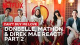 DonBelle, Mathon & Direk Mae React to Scenes Part 2 | Can’t Buy Me Love | Netflix Philippines